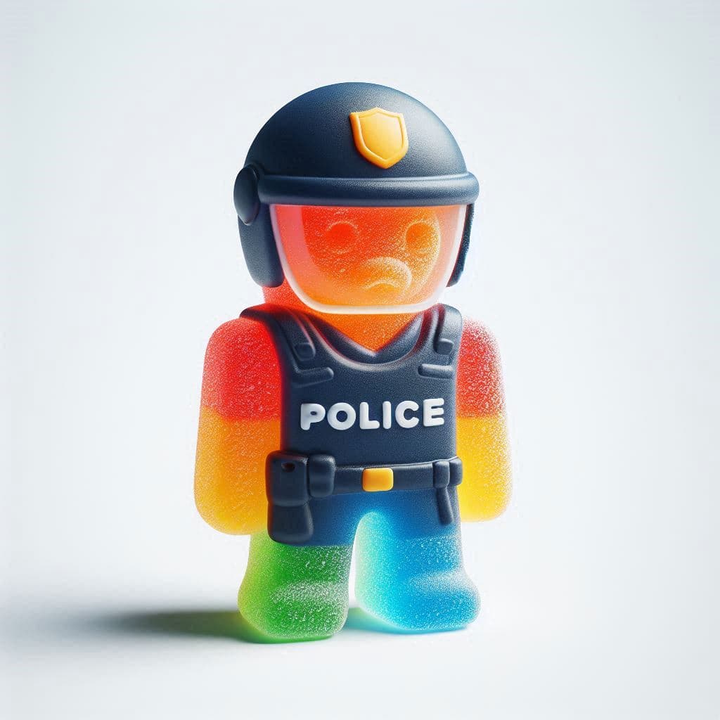 Sour Gummy Riot Policeman